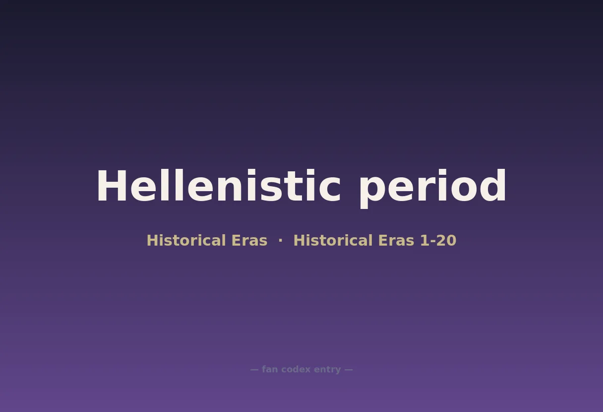 Hellenistic period