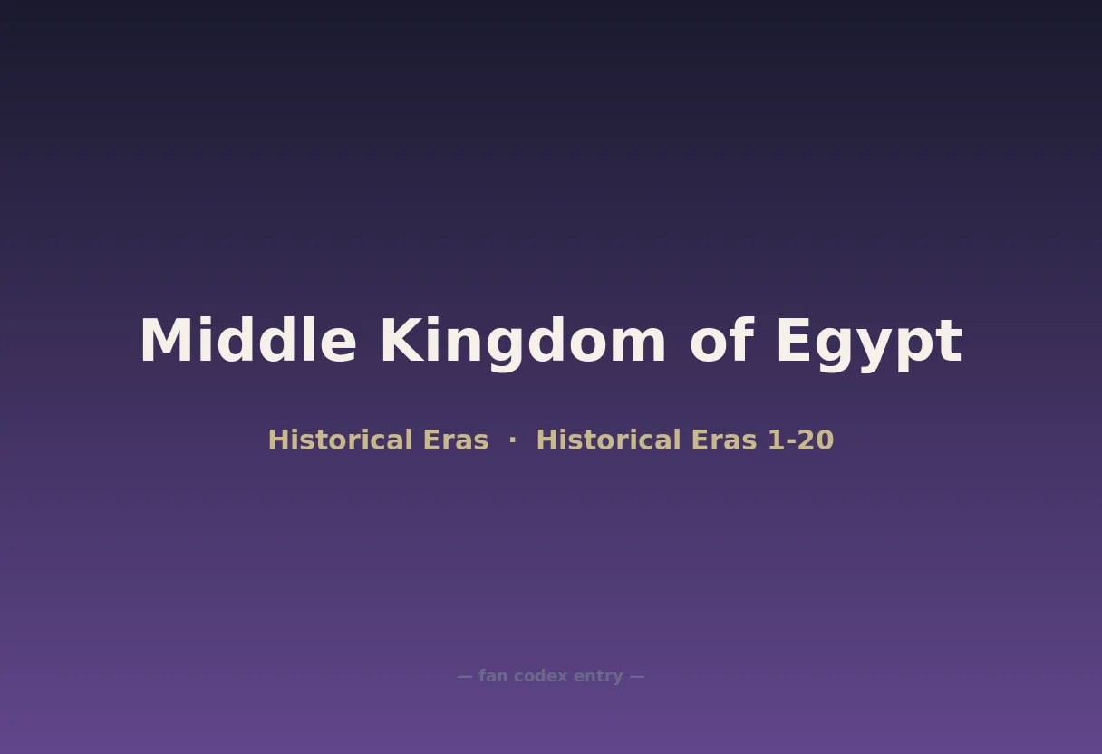 Middle Kingdom of Egypt