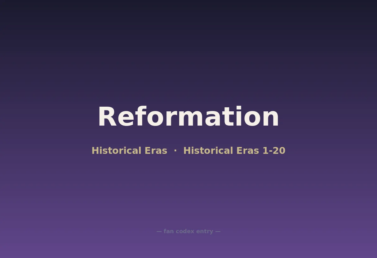 Reformation